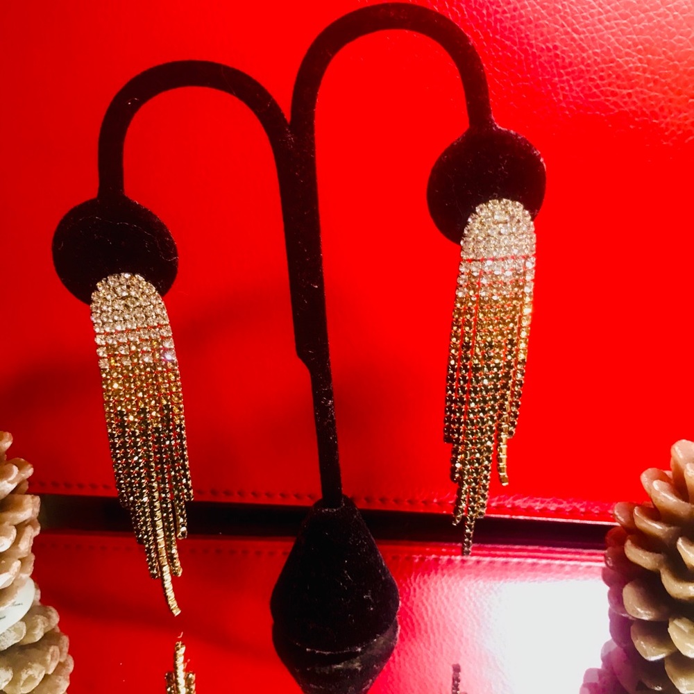 Beautiful waterfall earrings
